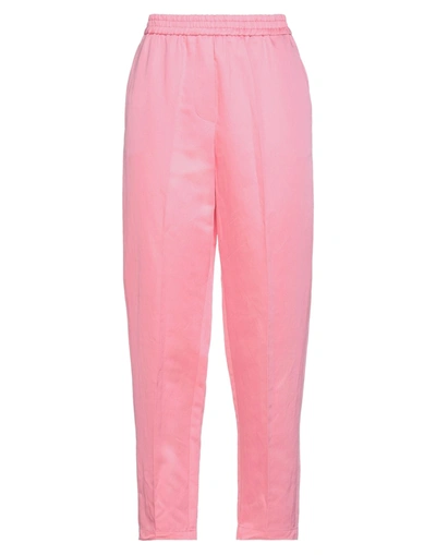 Shop 8pm Woman Pants Pink Size M Viscose, Linen