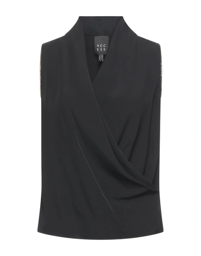 Shop Access Fashion Tops In Black