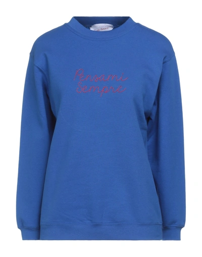 Shop Giada Benincasa Sweatshirts In Bright Blue