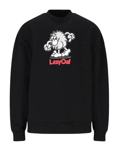 Shop Lazy Oaf Sweatshirts In Black
