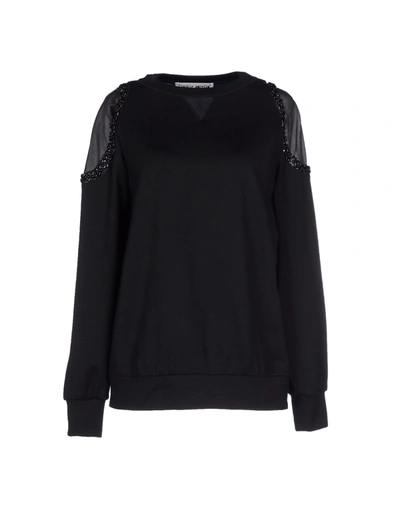 Shop Frankie Morello Sweatshirts In Black