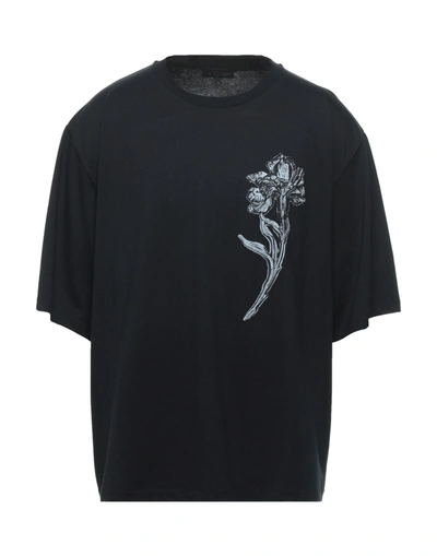 Shop Ann Demeulemeester T-shirts In Black