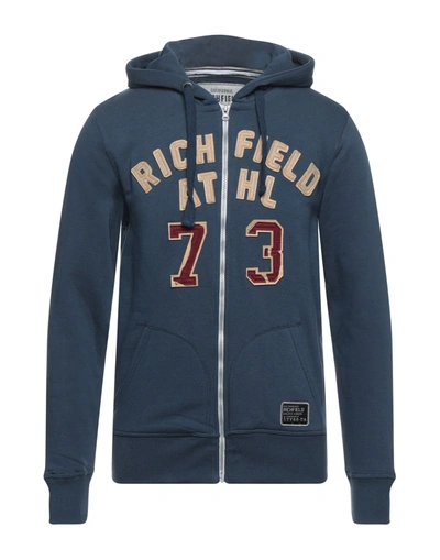 Shop Richfield Sweatshirts In Slate Blue