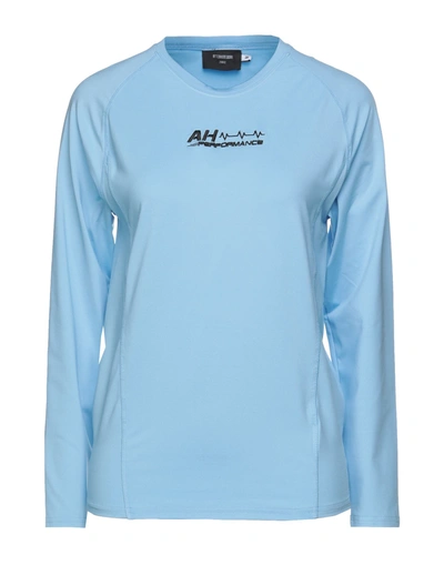 Shop Afterhomework T-shirts In Pastel Blue