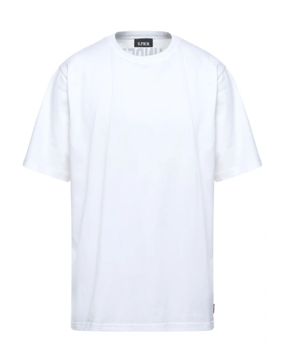 Shop Upww U. P.w. W. Man T-shirt White Size L Cotton, Polyester