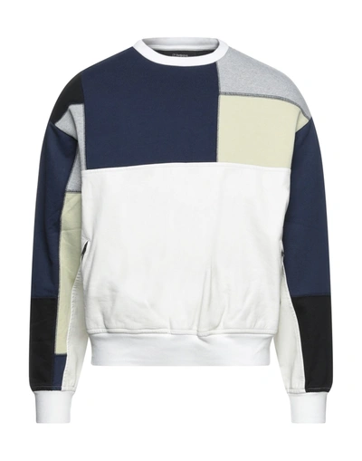 Shop Gr-uniforma Sweatshirts In Dark Blue
