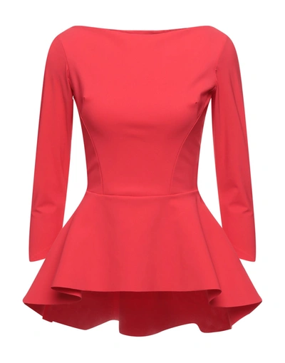 Shop Chiara Boni La Petite Robe Woman Top Red Size 2 Polyamide, Elastane