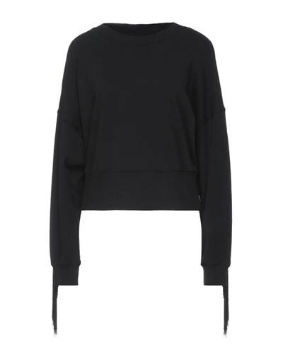 Shop Twinset Woman Sweatshirt Black Size S Cotton, Elastane, Polyester