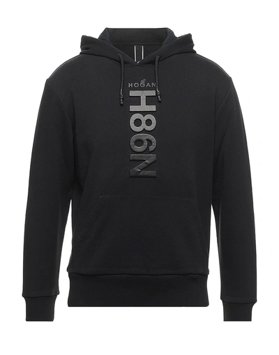 Shop Hogan Sweatshirts In Black