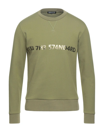 Shop Haus Golden Goose Sweatshirts In Military Green