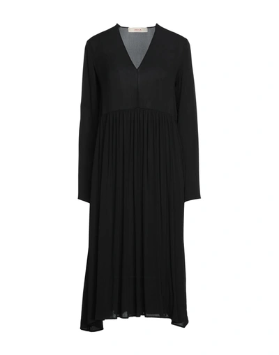 Shop Jucca Midi Dresses In Black