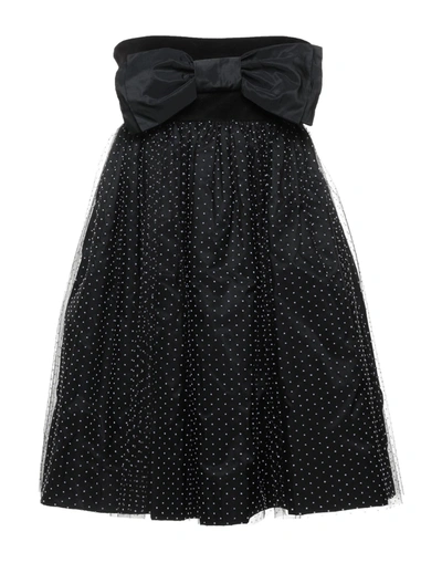 Shop Brognano Woman Mini Dress Black Size 4 Polyamide, Polyester