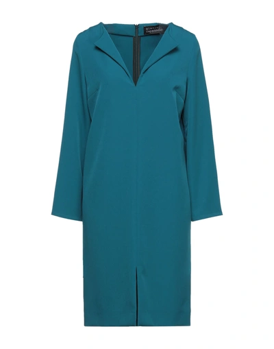 Shop Gianluca Capannolo Woman Mini Dress Deep Jade Size 6 Polyester, Elastane In Green