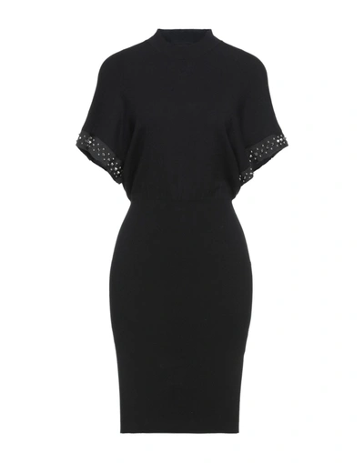 Shop Dsquared2 Woman Midi Dress Black Size S Polyamide, Viscose