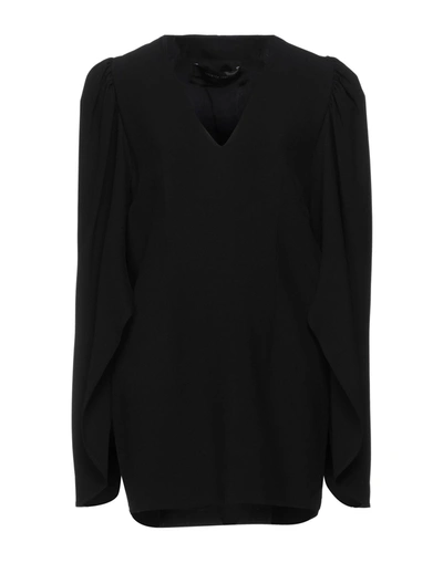 Shop Federica Tosi Woman Mini Dress Black Size 8 Viscose, Acetate, Pbt - Polybutylene Terephthalate