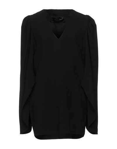 Shop Federica Tosi Woman Mini Dress Black Size 6 Viscose, Acetate, Pbt - Polybutylene Terephthalate