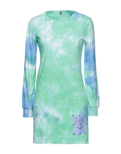 Shop Mcq By Alexander Mcqueen Mcq Alexander Mcqueen Woman Mini Dress Green Size Xs Cotton, Polyester