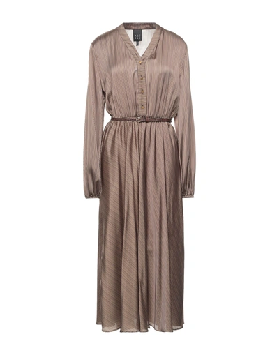 Shop Access Fashion 3/4 Length Dresses In Sand