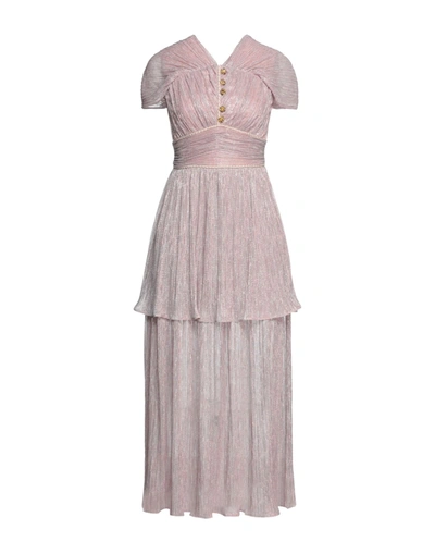 Shop Peter Pilotto Midi Dresses In Pastel Pink