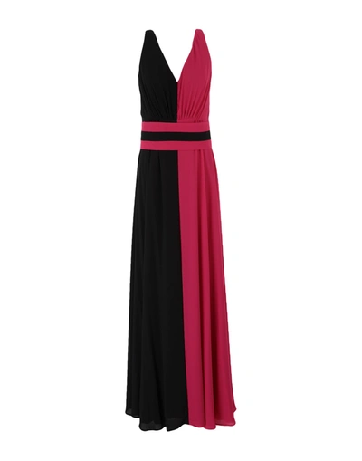 Shop Access Fashion Long Dresses In Fuchsia