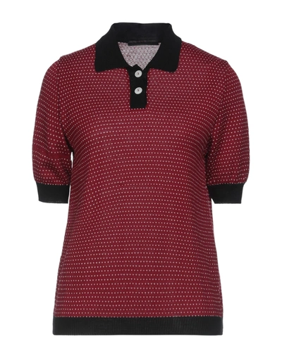 Shop Alessandro Dell'acqua Sweaters In Brick Red