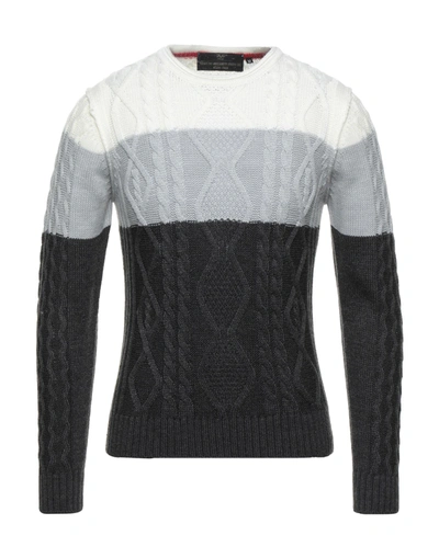 Shop 19v69 By Versace Sweaters In Grey