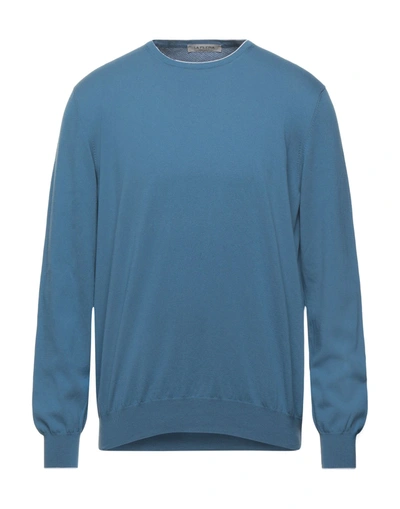 Shop La Fileria Sweaters In Pastel Blue