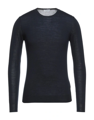 Shop Paolo Pecora Sweaters In Dark Blue