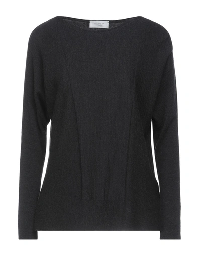 Shop Slowear Zanone Woman Sweater Steel Grey Size S Virgin Wool, Polyamide