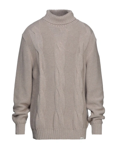 Brooksfield Turtlenecks In Sand