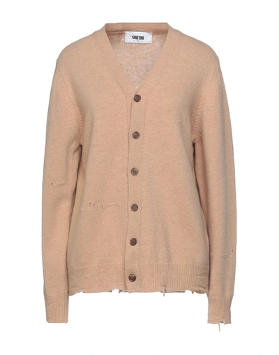 Shop Mauro Grifoni Cardigans In Beige