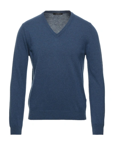 Shop Acquapura Sweaters In Slate Blue