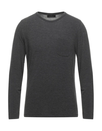 Shop Diktat Sweaters In Steel Grey