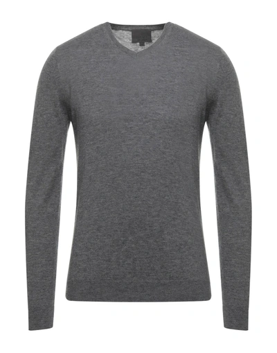 Shop Diktat Sweaters In Grey
