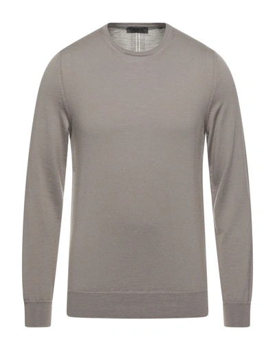 Shop +39 Masq Sweaters In Dove Grey