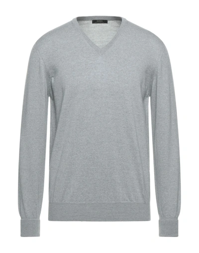 Shop Alpha Massimo Rebecchi Man Sweater Light Grey Size 48 Wool