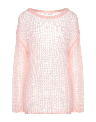 Shop Jucca Sweaters In Light Pink