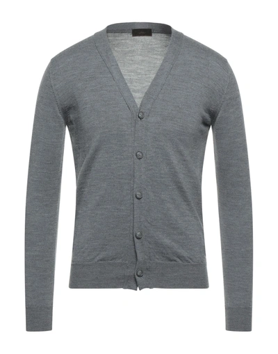 Shop Altea Man Cardigan Grey Size Xxl Virgin Wool