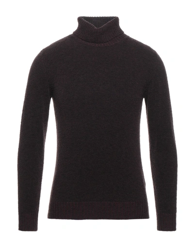 Shop Circolo 1901 Turtlenecks In Cocoa