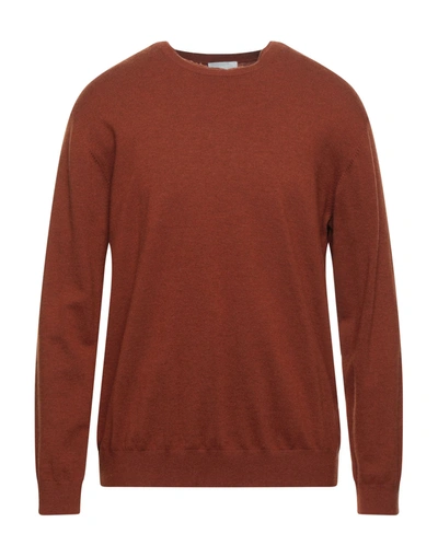 Shop Diktat Sweaters In Rust