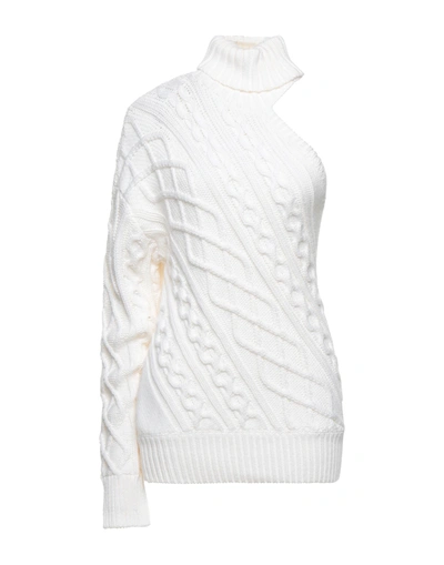 Shop Weili Zheng Woman Turtleneck White Size Xs Wool