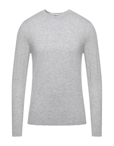 Shop Diktat Man Sweater Light Grey Size Xxl Merino Wool, Polyamide, Acrylic