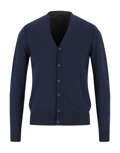 Shop Diktat Cardigans In Dark Blue