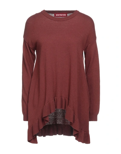 Shop Guardaroba By Aniye By Woman Sweater Brown Size S Viscose, Polyamide, Wool, Cashmere