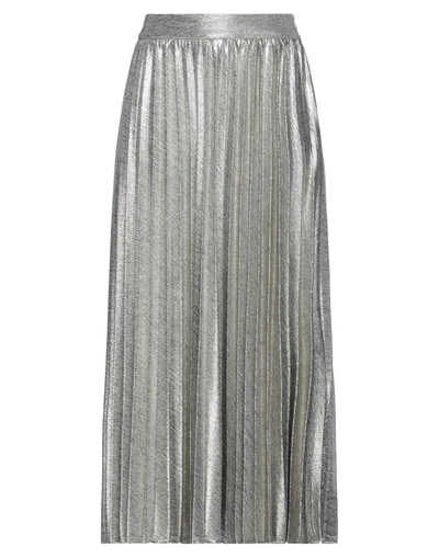 Shop Kostumnº1 Genyal! ! Midi Skirts In Platinum