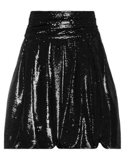 Shop W Les Femmes By Babylon Woman Mini Skirt Black Size 8 Polyamide, Elastane