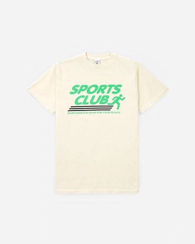 Shop Sporty And Rich Sports Club T-shirt In White