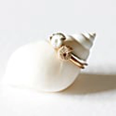 Lee Renee Ammonite Ring - Gold In Ammonite