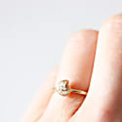 Lee Renee Ammonite Diamond Ring - Gold In Diamond