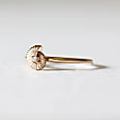 Lee Renee Ammonite Diamond Ring - Gold In Diamond